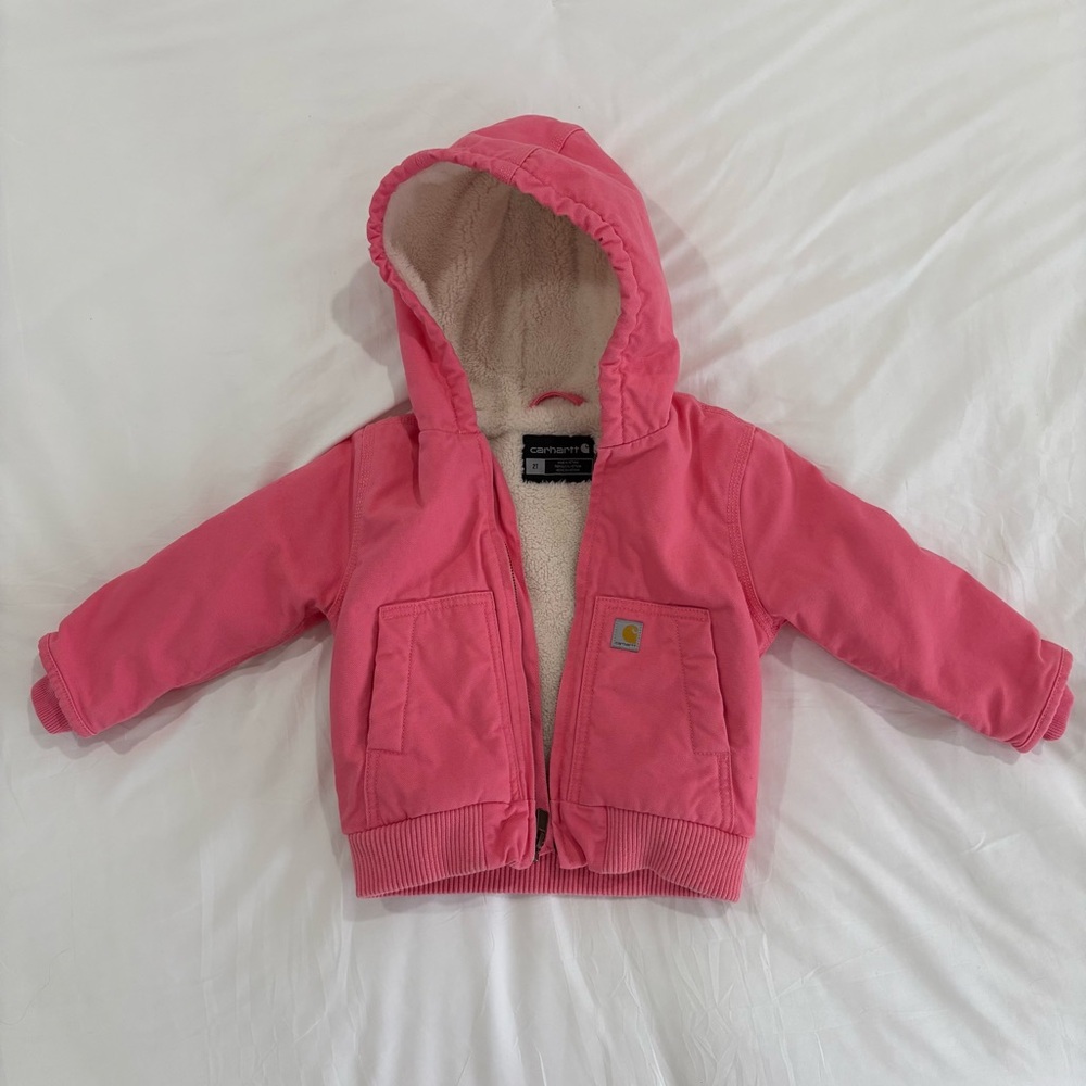 Carhartt Canvas Insulated Hooded Active Toddler Jacket